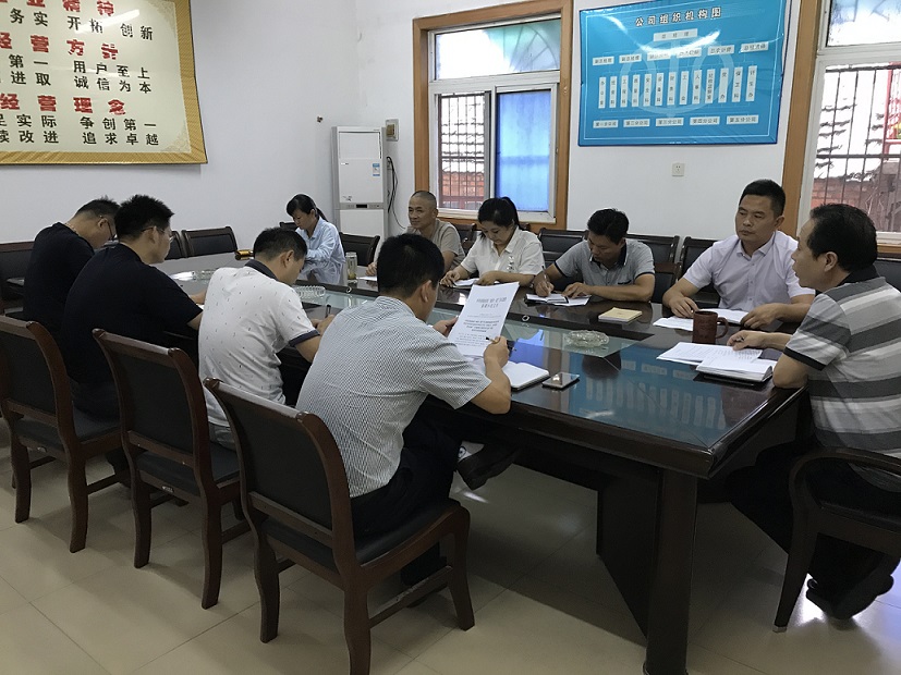 公司黨支部召開(kāi) “講政治、重規(guī)矩、作表率” 專題組織生活會(huì)
