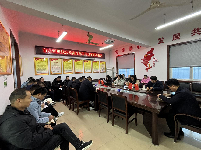 組織開展學習習近平新年賀詞主題黨日活動